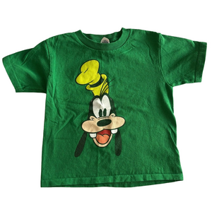 Y2K Kids Disney Goofy Big Face T-Shirt Tee Size 3T